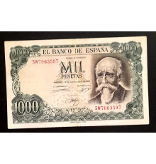 1000 песет 1971 год.
