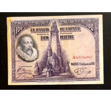 100 песет 1928 год.