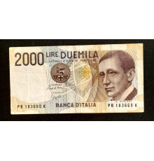 2000 лир 1990 год.