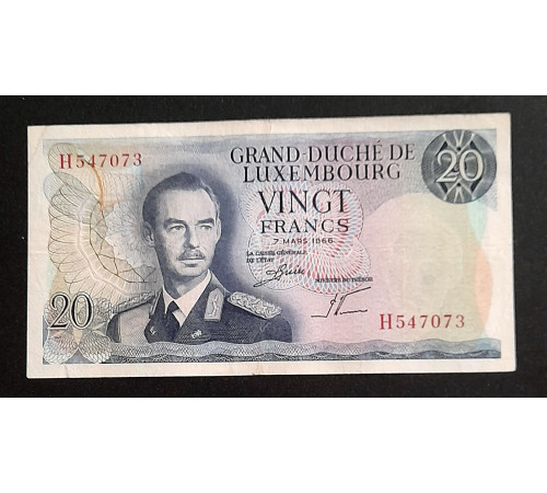 20 франков . 1966 год.