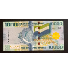 10000 леоне 2010 - 2021 год.