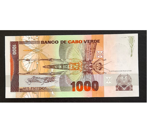 1000 эскудо 1989 год.