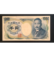 1000 йен 1993 год.